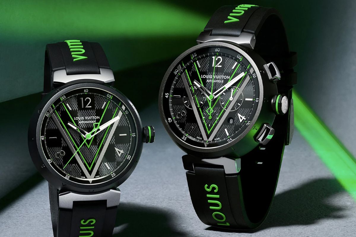 Tambour Damier Graphite Race